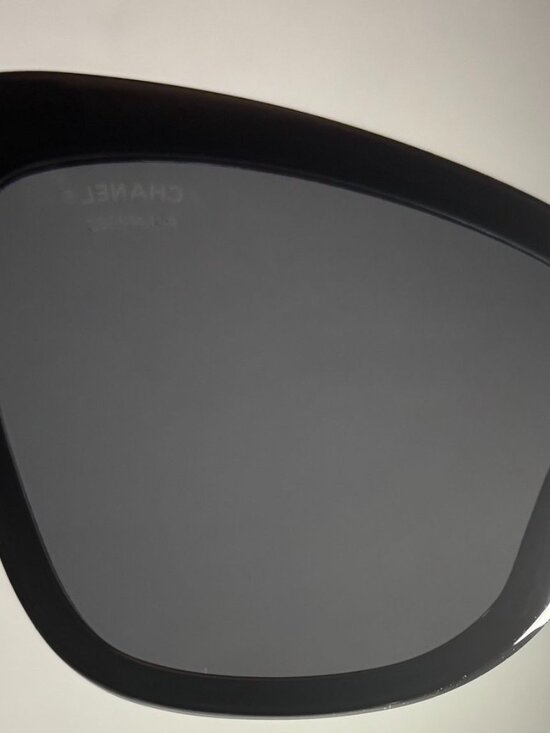 Chanel 5271 622/T8 Black & Gold / Gray Polarized Sunglasses main image 7